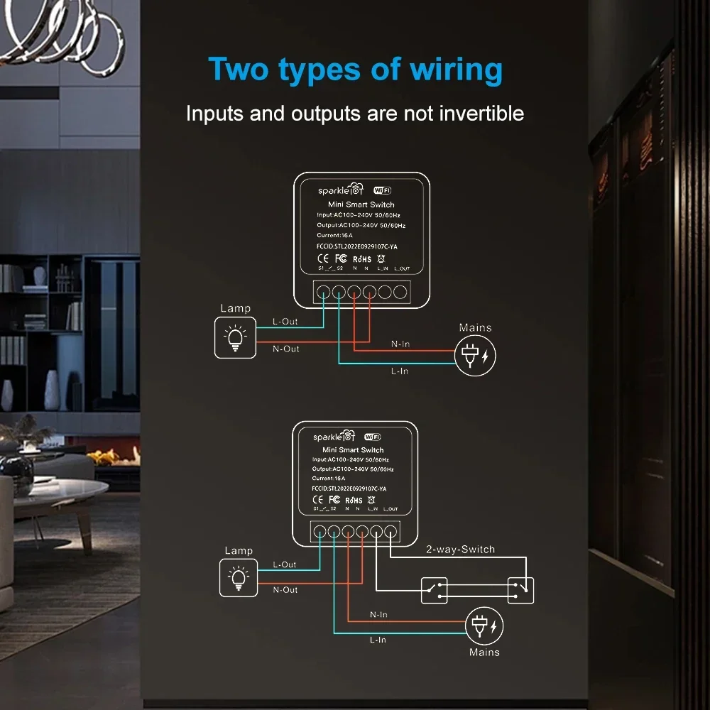 16A Kwestie WIFI Smart Switch  - Home Automation Tutorial recensie en prijs